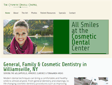 Tablet Screenshot of creatingbeautifulsmiles.com